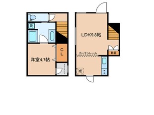 スクエアコート早稲田の物件間取画像